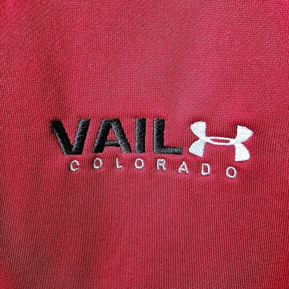 Under Armour Vail Colorado Cold Gear Jacket 1/4 Zip Golf Ski Pullover  Mens Sz M - Picture 3 of 16